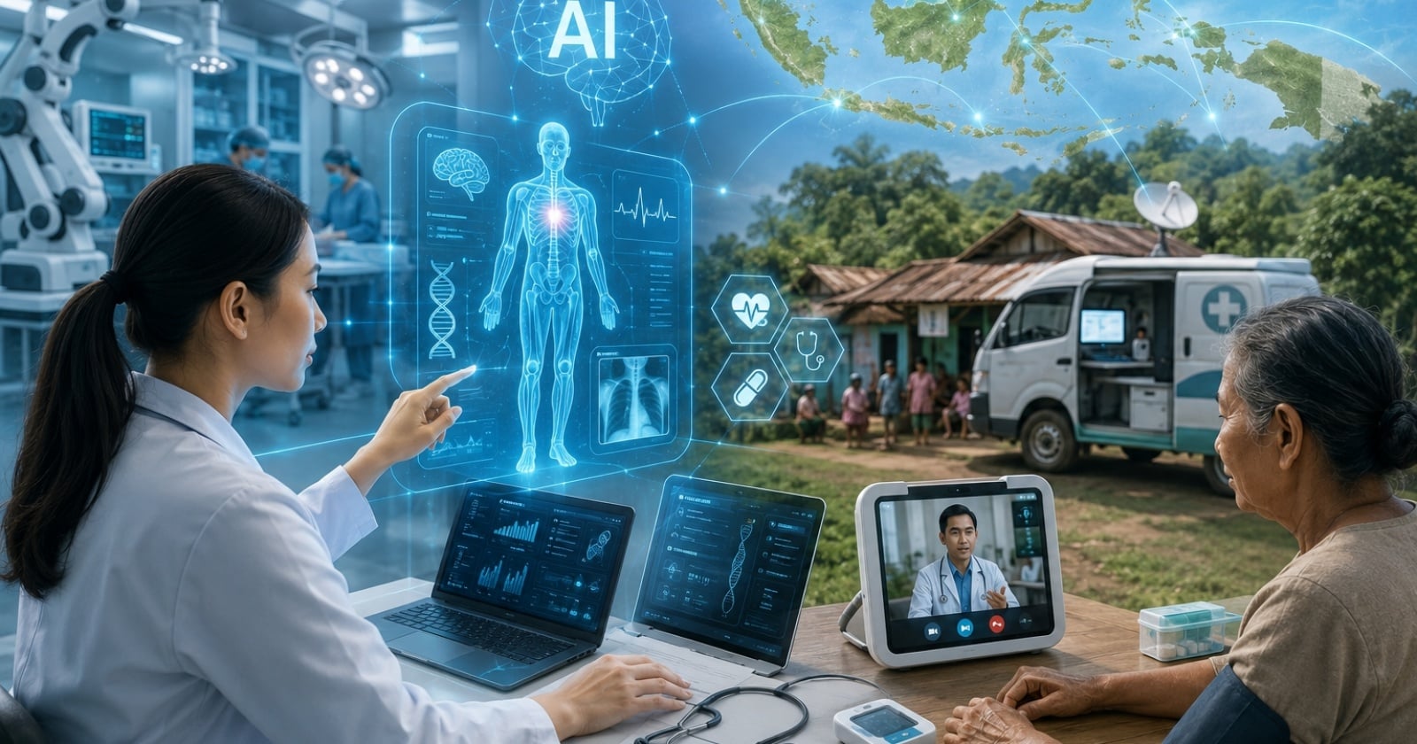 Telehealth dan AI Perluas Akses Layanan Kesehatan